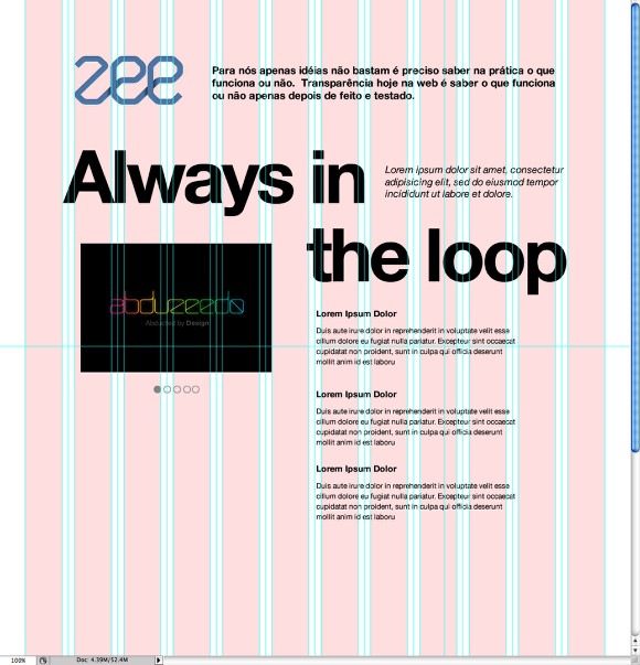 Web Design Process: Zee Site