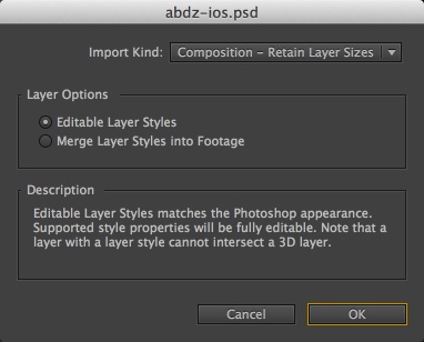 iOS7 UI Effects in Photoshop and After Effects