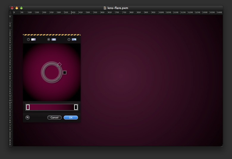 Lens Flare Revisited in Pixelmator