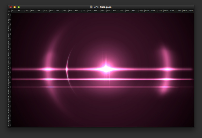 Lens Flare Revisited in Pixelmator