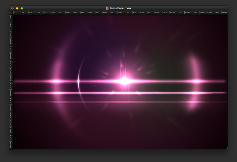 Lens Flare Revisited in Pixelmator