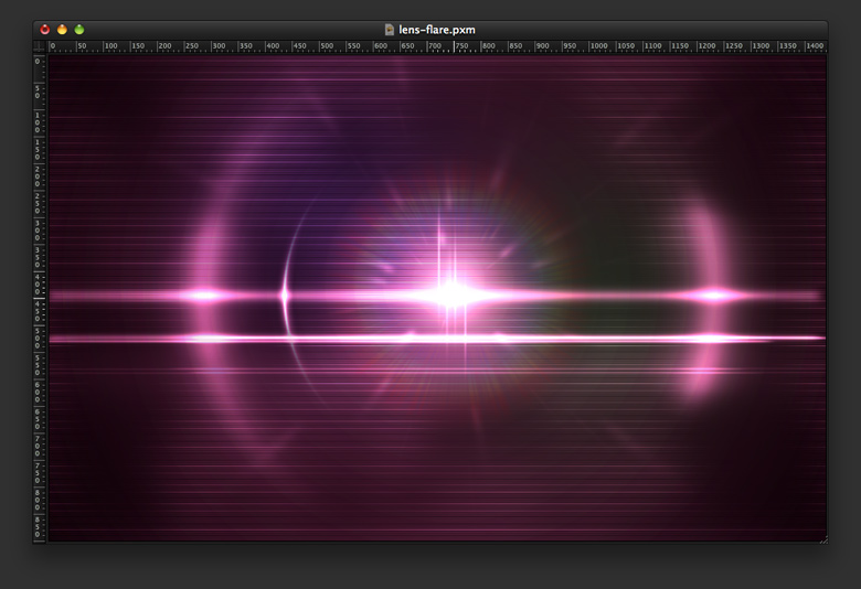Lens Flare Revisited in Pixelmator