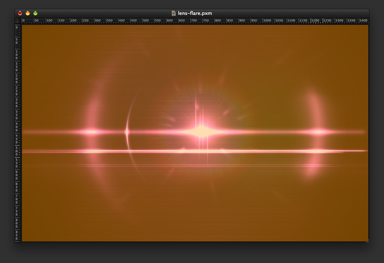Lens Flare Revisited in Pixelmator