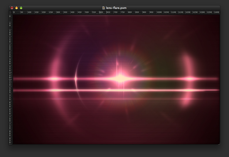 Lens Flare Revisited in Pixelmator