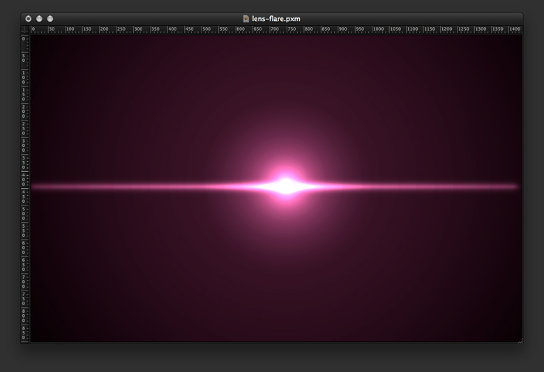 Lens Flare Revisited in Pixelmator