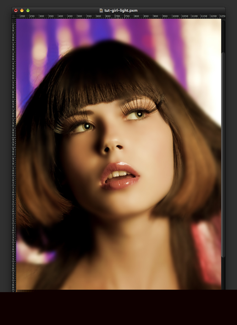 Stylish Light Effect in Pixelmator