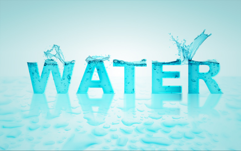 Water Text in Pixelmator