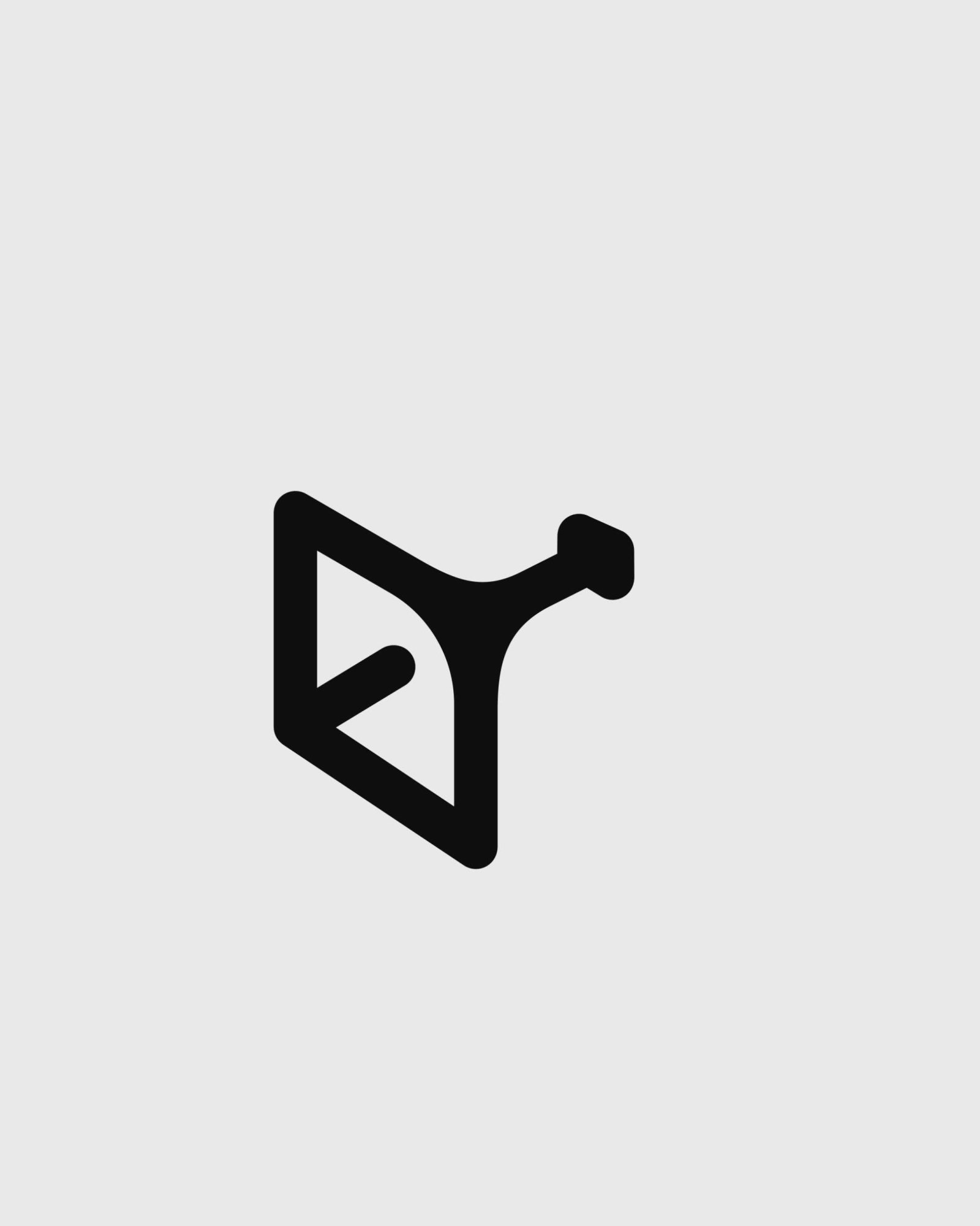 Indicium AI wordmark — Fractal Glass brand identity logo by Justified Studio