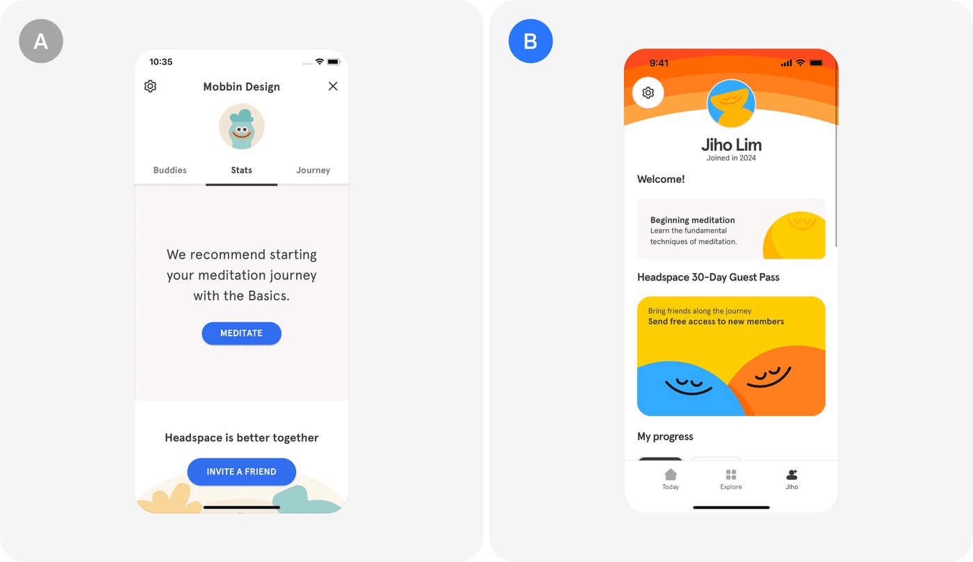 abtest.design composition detail — app interface design by abtest.design