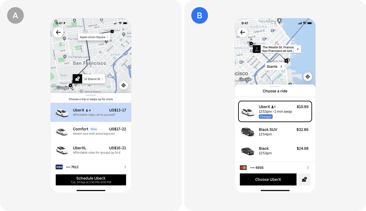 abtest.design application detail — app interface design by abtest.design