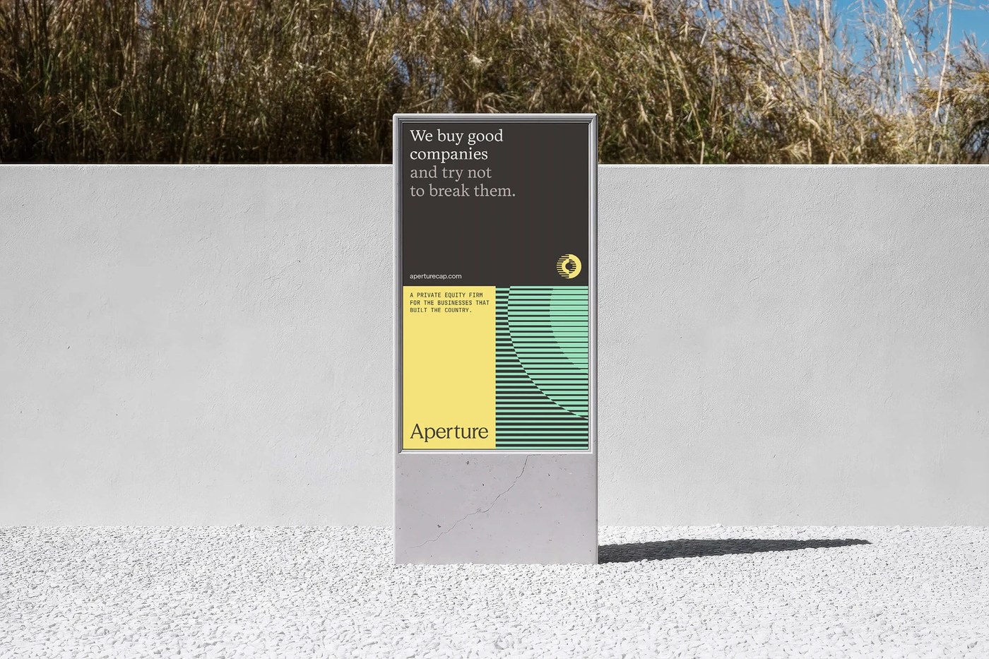 display typography design — Numinous Agency® Aperture Capital image 4