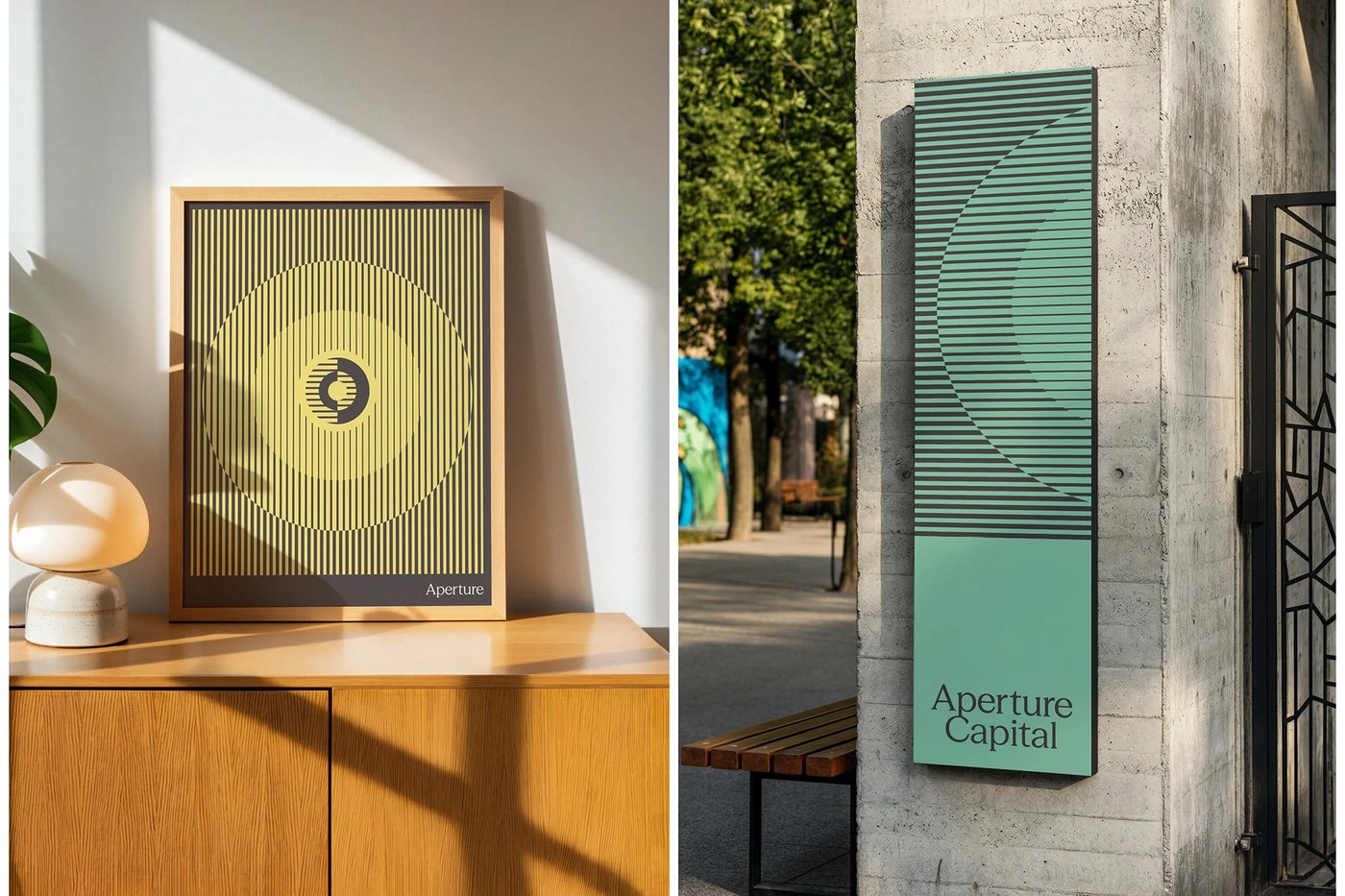 display typography design — Numinous Agency® Aperture Capital image 8