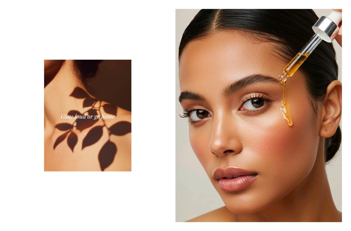 Badass Beauty skincare brand identity packaging design campaign image