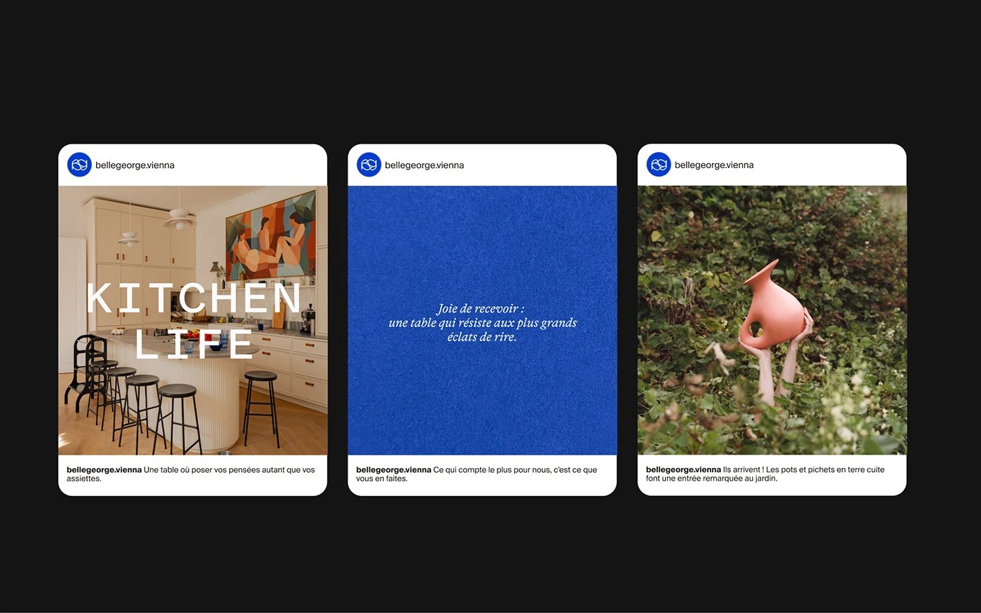 brand identity design Belle George Vienna Maison de Design 2026