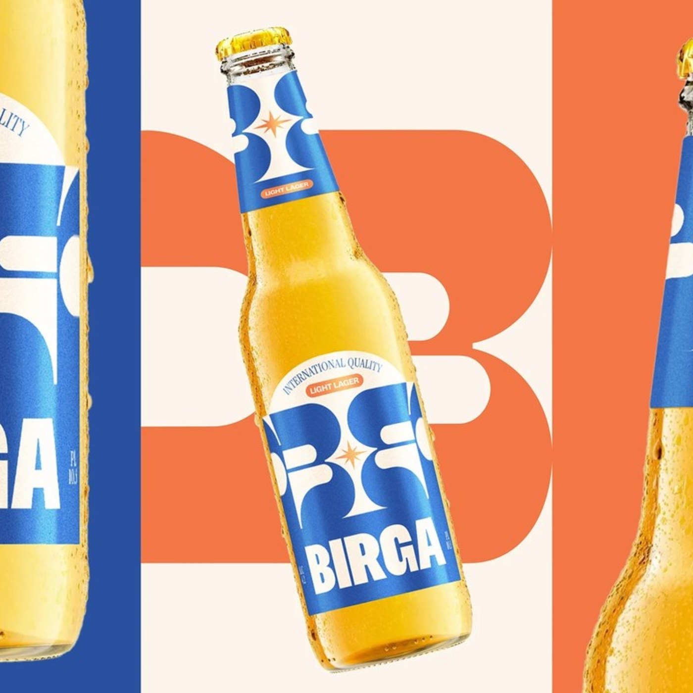 Birga beer packaging by FCB Artgroup Tbilisi