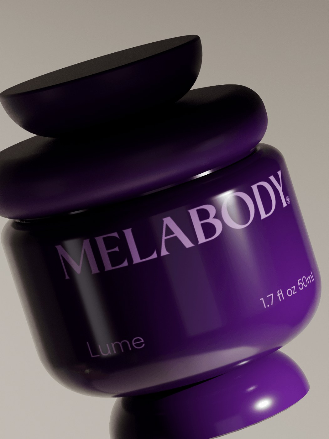 Melabody beauty bodycare packaging design mockup by Dylan Sidoine