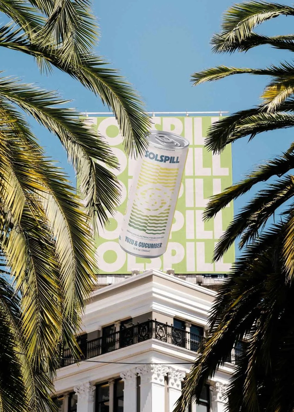 Solspill beverage packaging design brand applications and merchandise by Holman Design