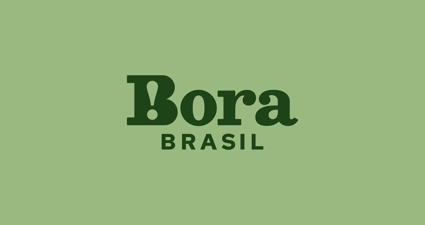Bora Brasil naming and brand hero shot — brand identity design by Foresti Design