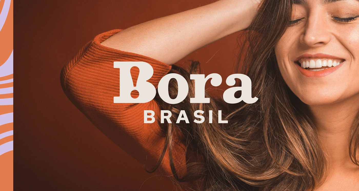 Bora Brasil naming and brand context shot — brand identity design by Foresti Design