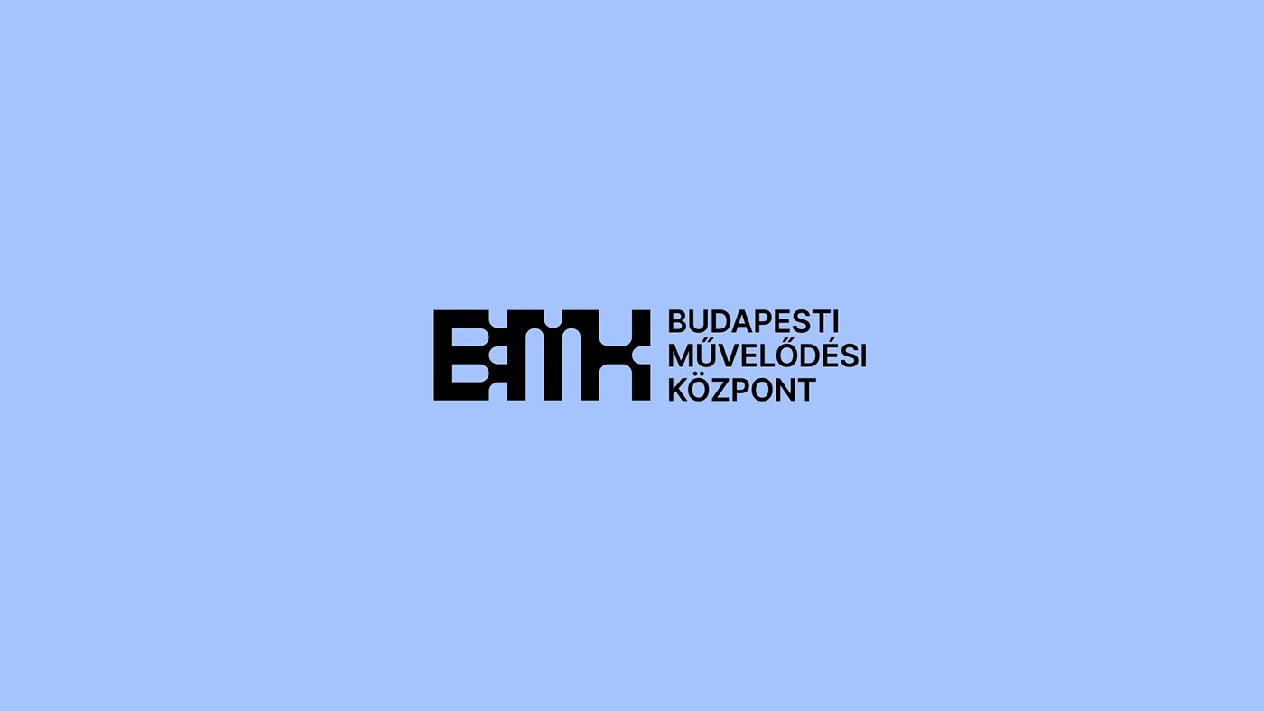 Budapest cultural center brand identity by DE_FORM studio — primary logo mark