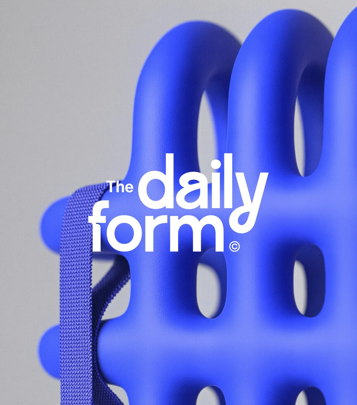 dynamic brand identity rotating color system - The Daily Form canvas tote bag and brand illustration