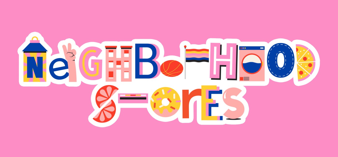 Kinetic typography animated stickers vector design