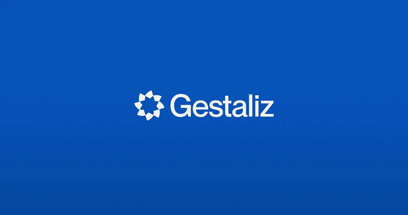 educational brand identity logo on blue