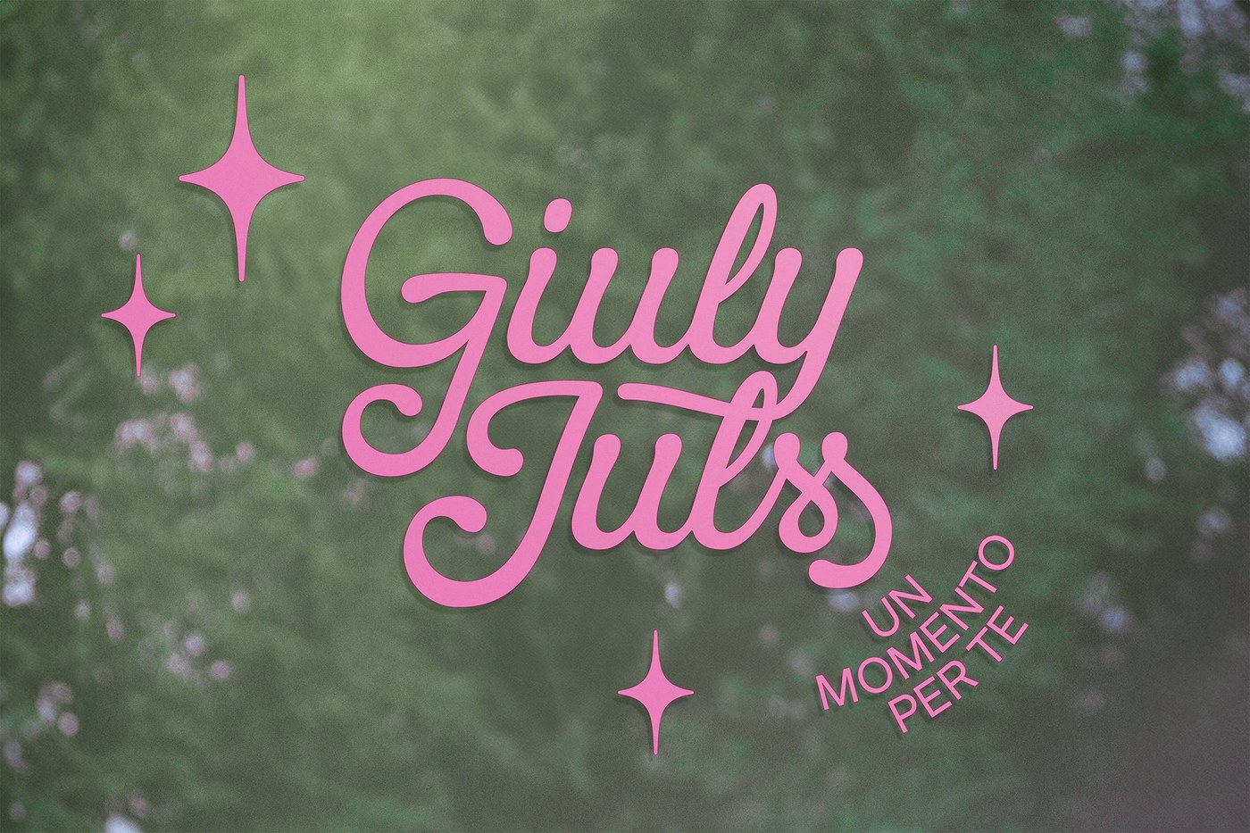 Giuly Julss hero shot — display typography design by Federico Agnelli