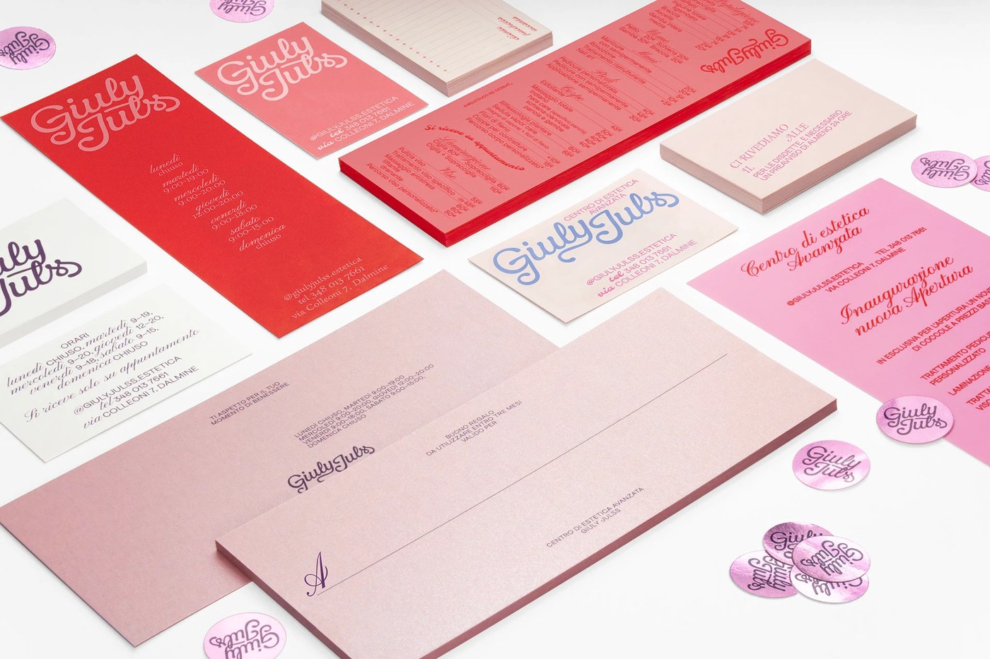 Giuly Julss detail view — display typography design by Federico Agnelli