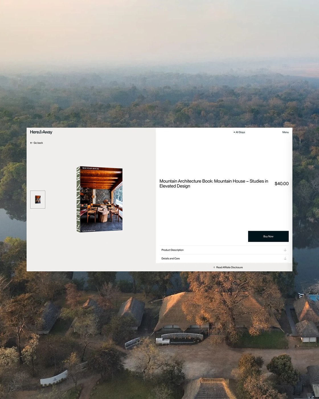 here away web design horizontal scroll destination spread layout