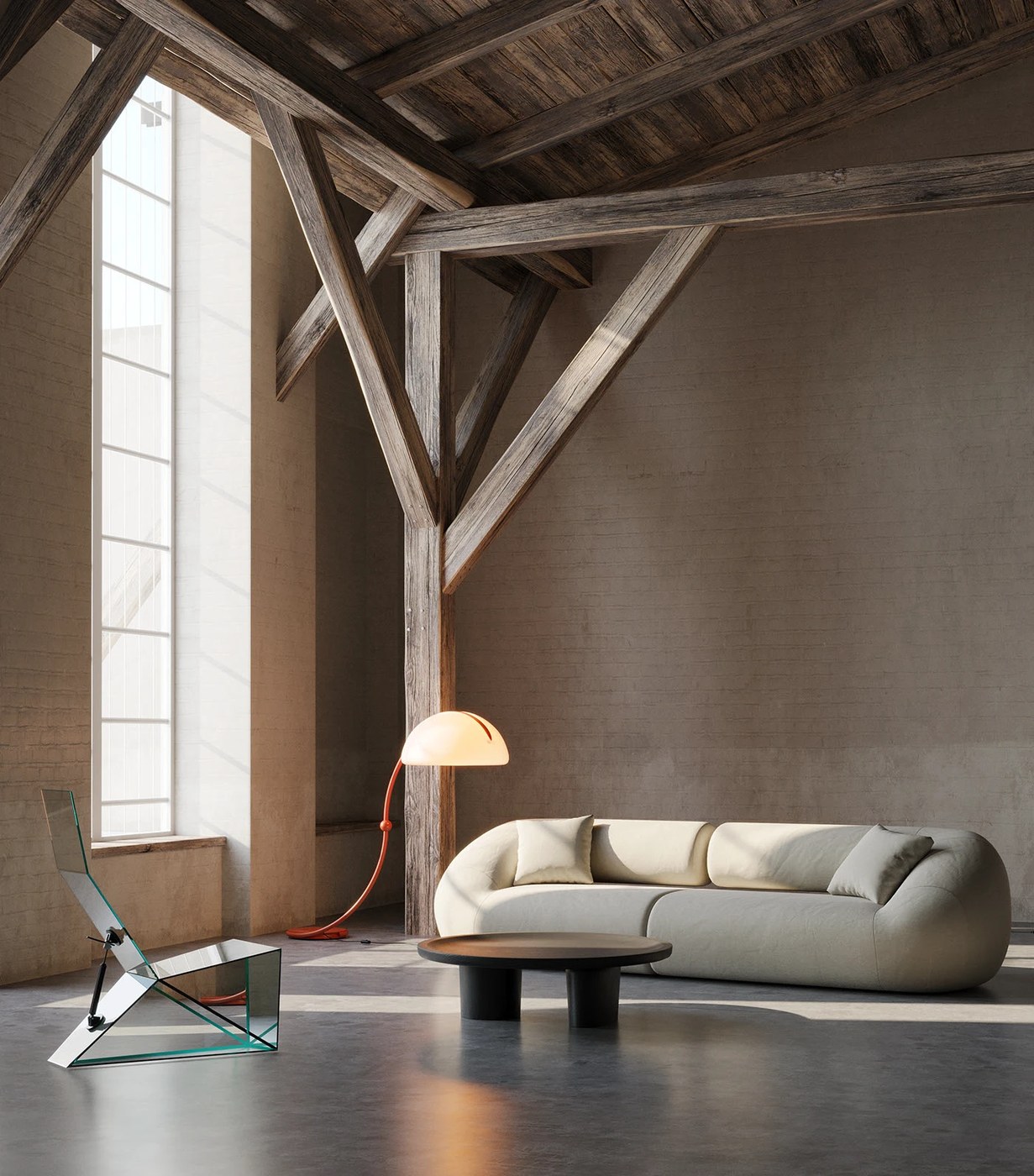 3D architectural visualization interior CGI portfolio 2026 barn loft by JW Renders