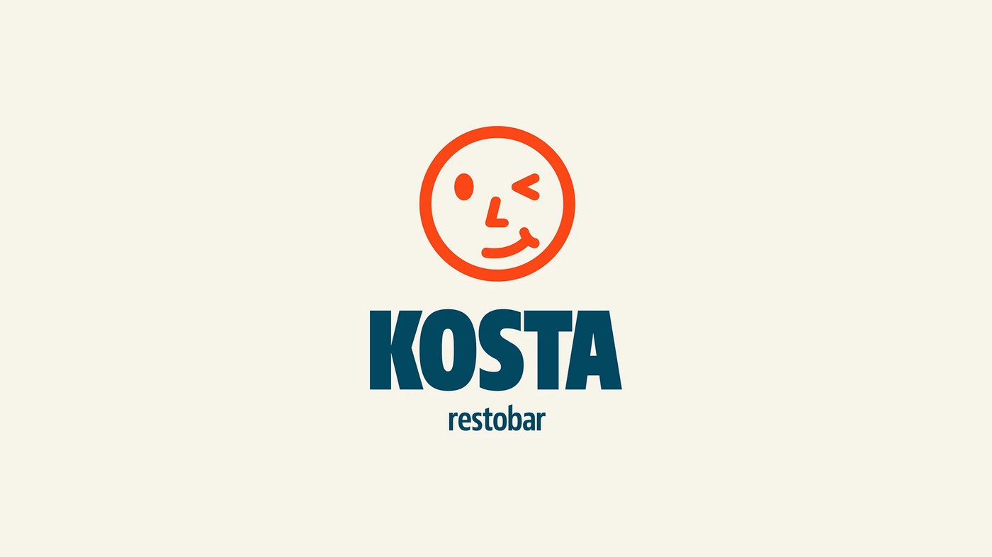 KOSTA detail view — display typography design by QARAJ ㅤ