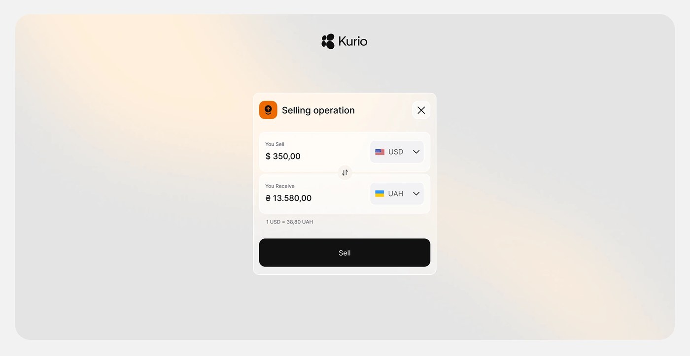 Kurio additional view — app interface design by Denis El