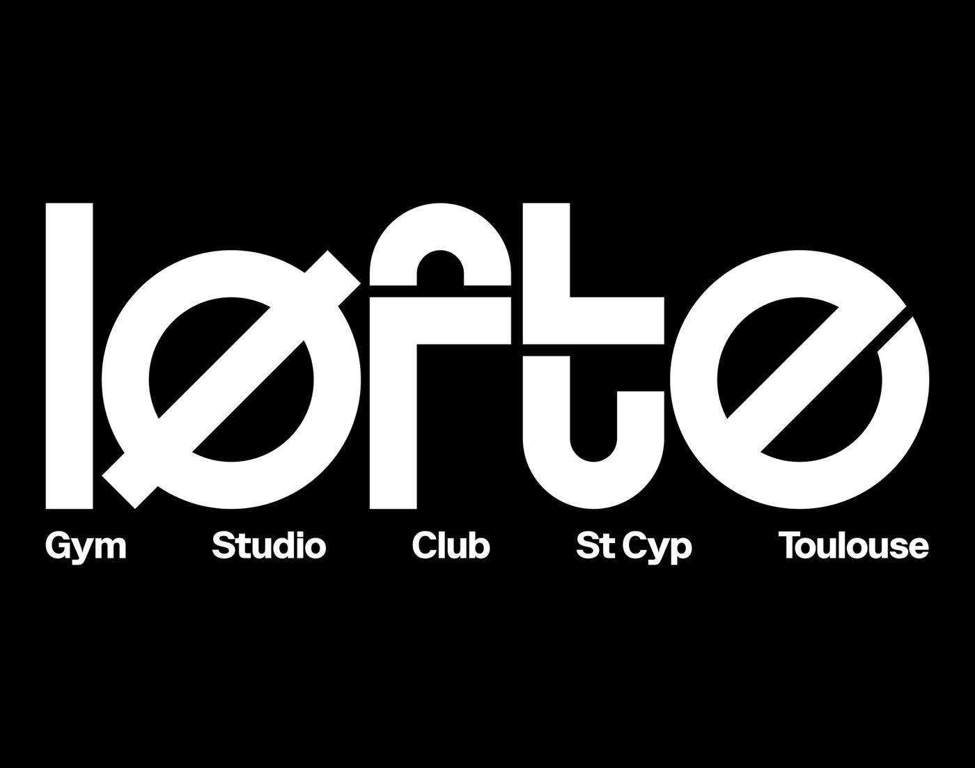 gym brand identity environmental typography logo concept