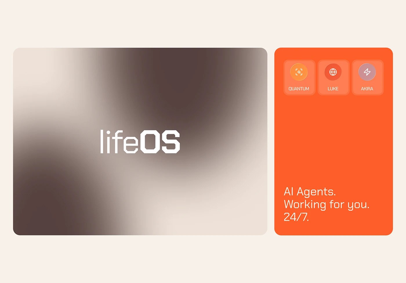 lifeOS app design voice interaction radial waveform frosted glass orb