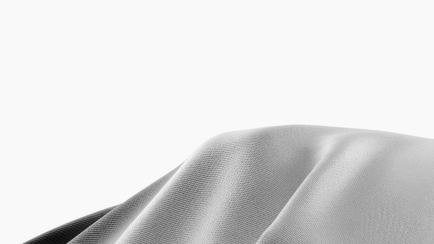 product animation textured fabric detail