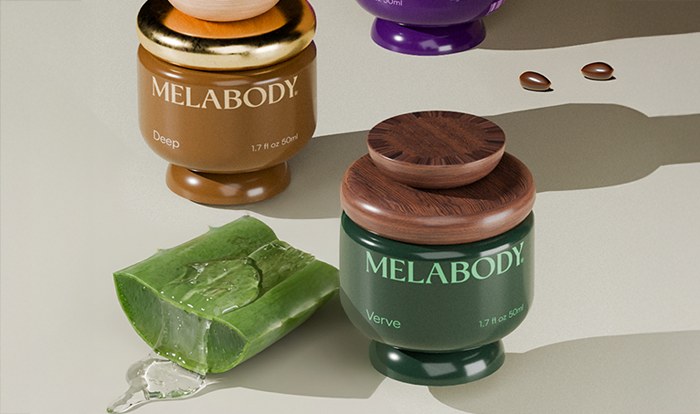 inclusive beauty packaging cap and texture contrast