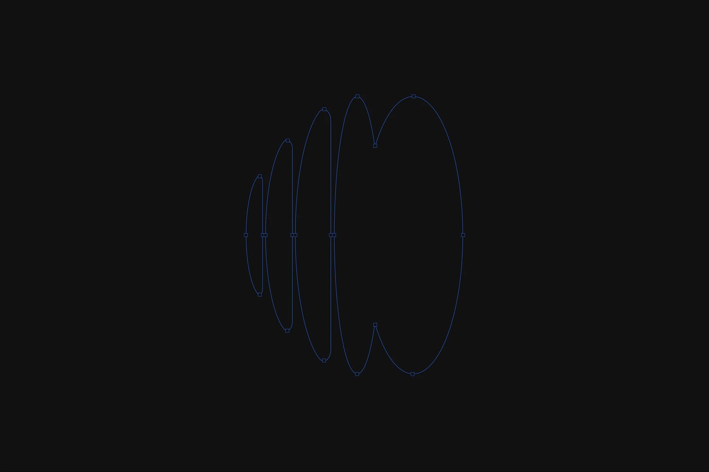 Microsonic system overview — display typography design by Estúdio BRN BRANDS