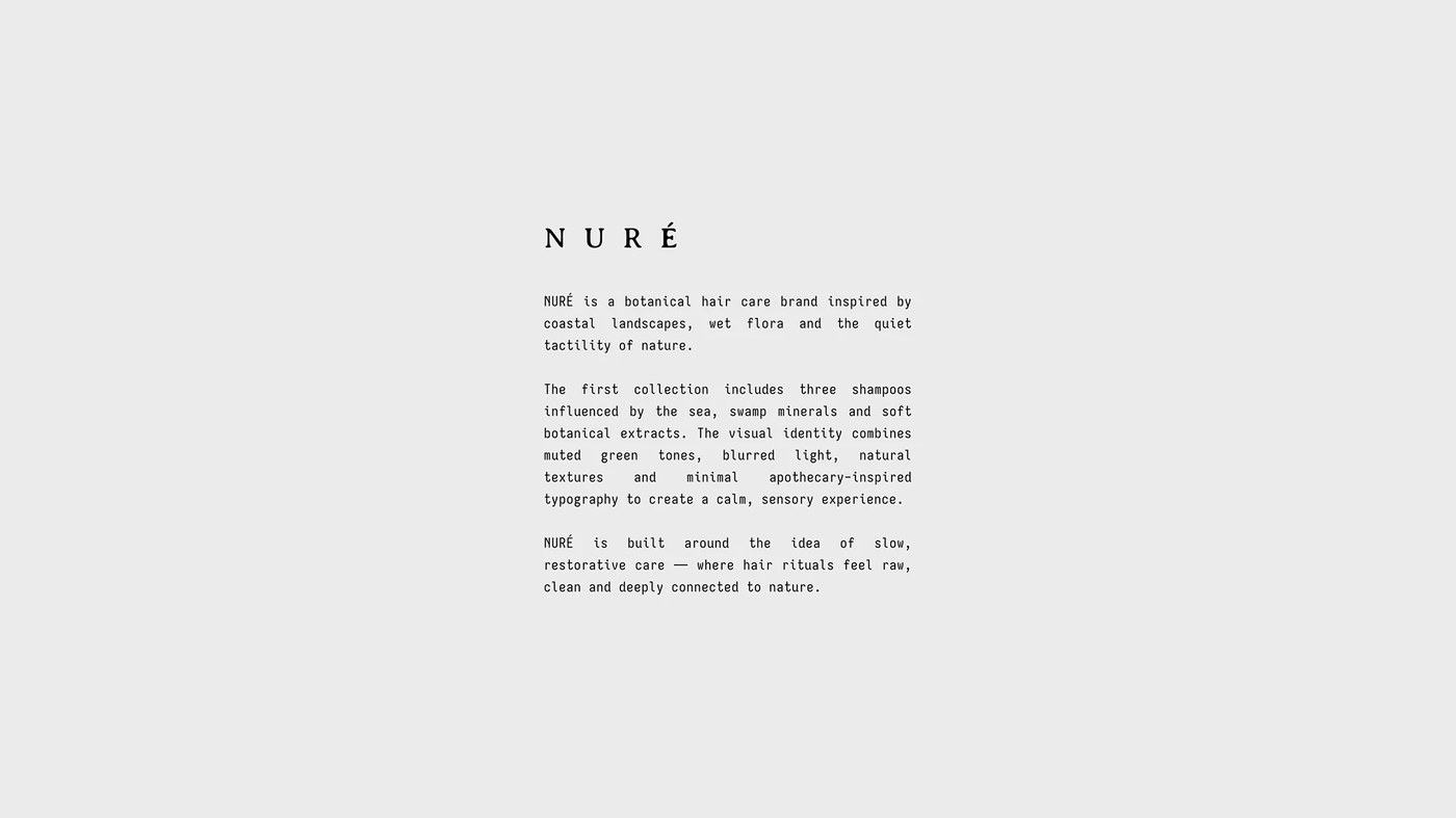 NURE detail view — packaging design by Shcherbashyna Olha