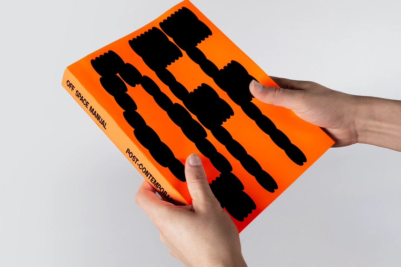 OFF SPACE editorial design poster showing clean typography and layout.