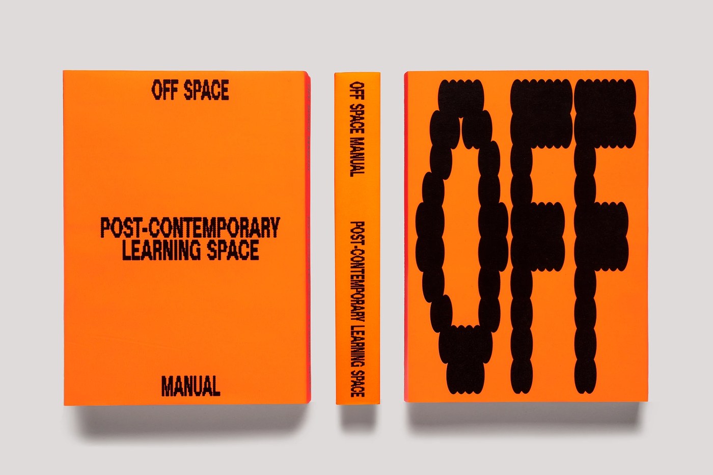 Exhibition posters demonstrating bold editorial design visual language.