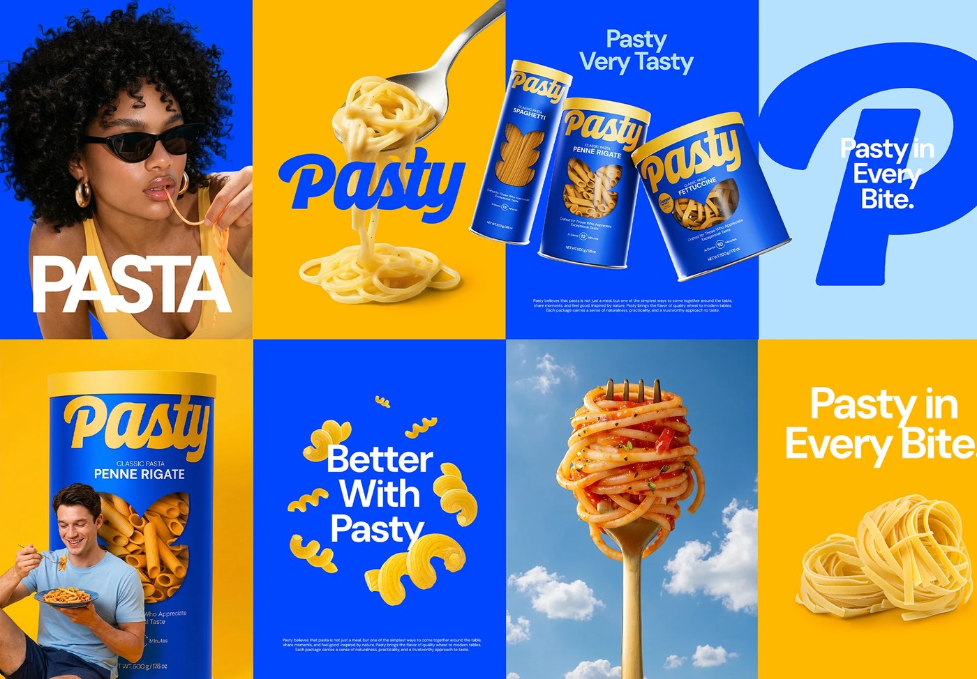 Pasty Branding context shot — packaging design by Venore Creative