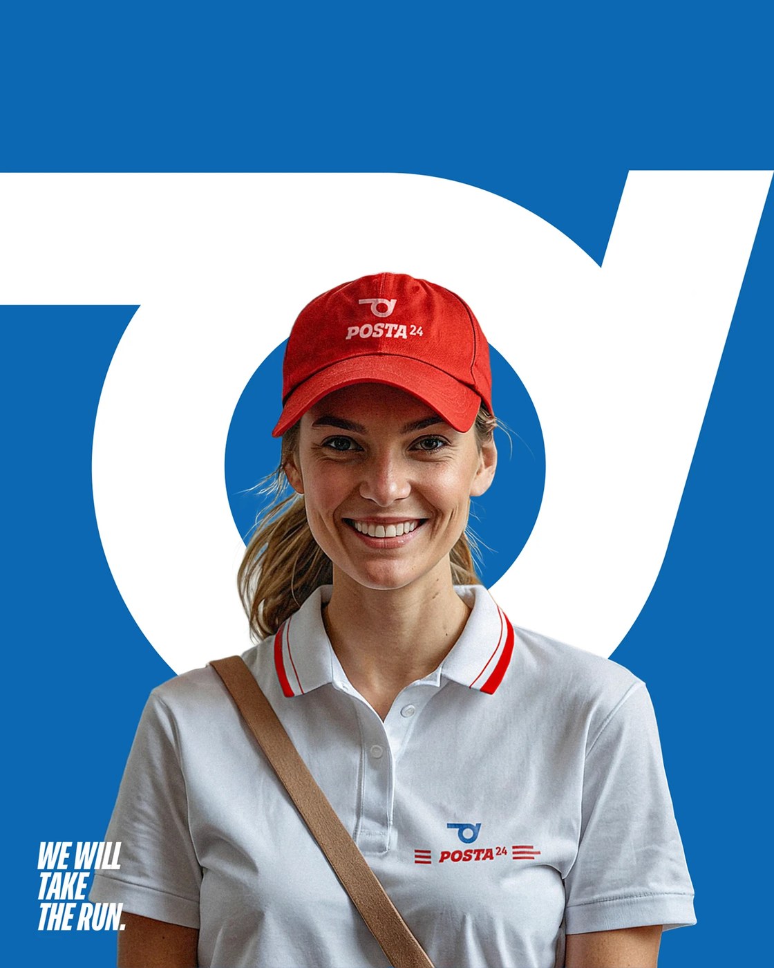 courier brand identity poster system
