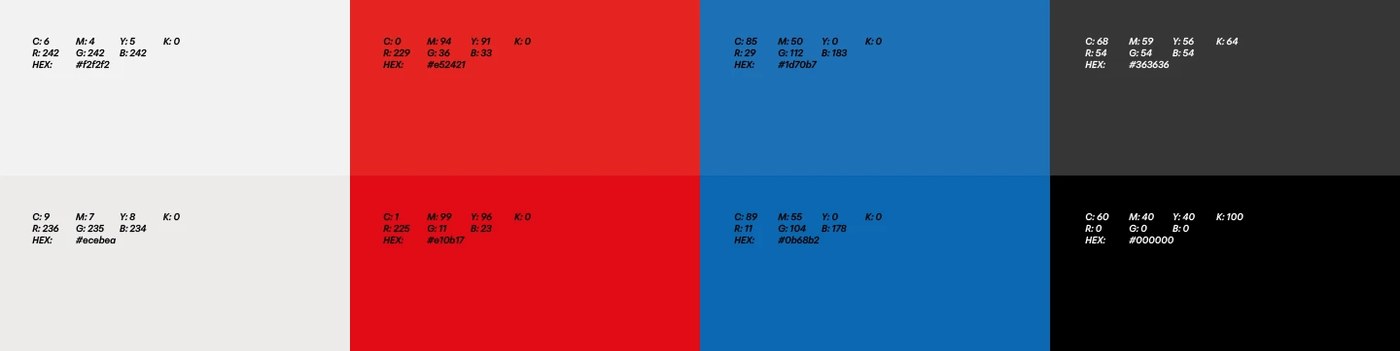 courier brand identity guidelines layout