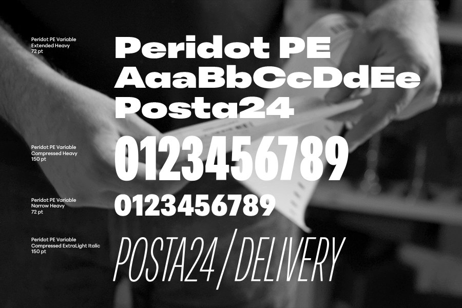 courier brand identity box packaging motion