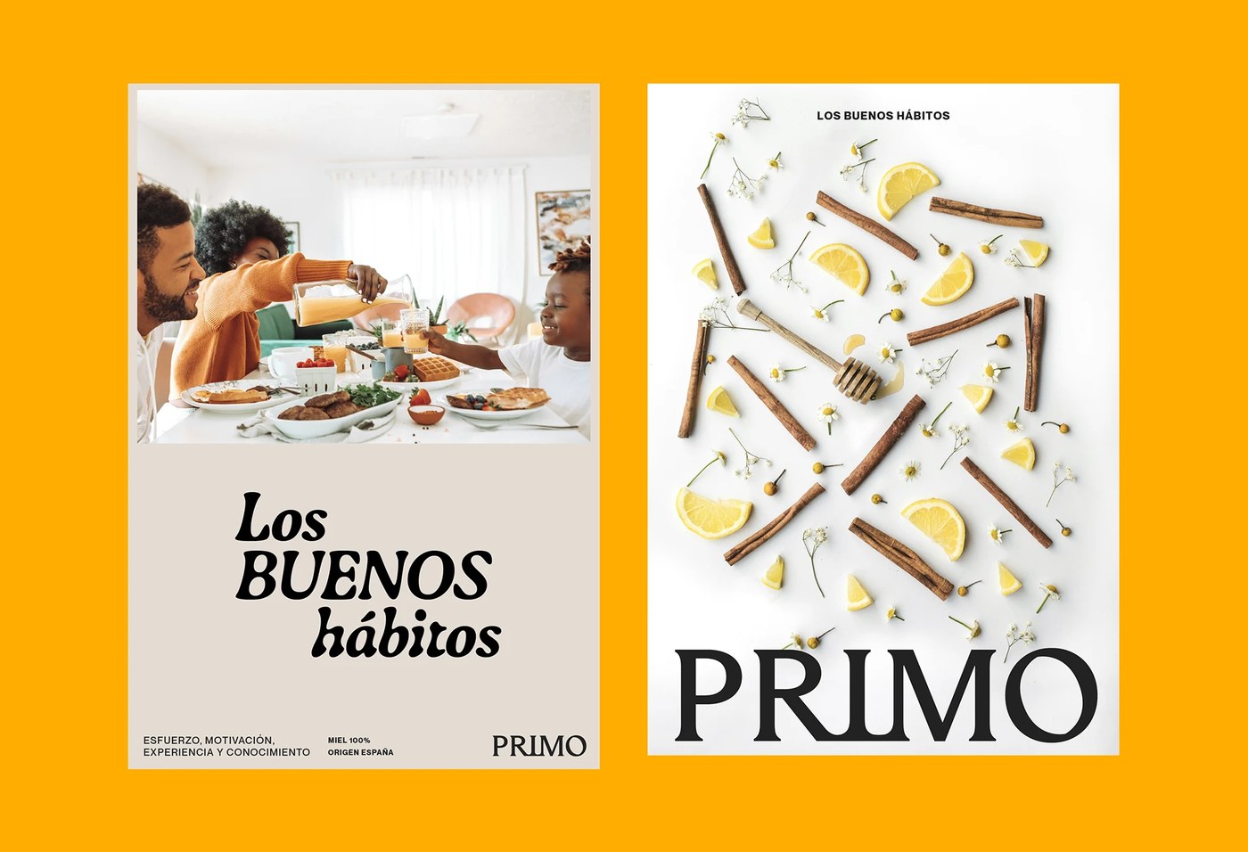 Primo Honey application detail — packaging design by Brandsummit Studio