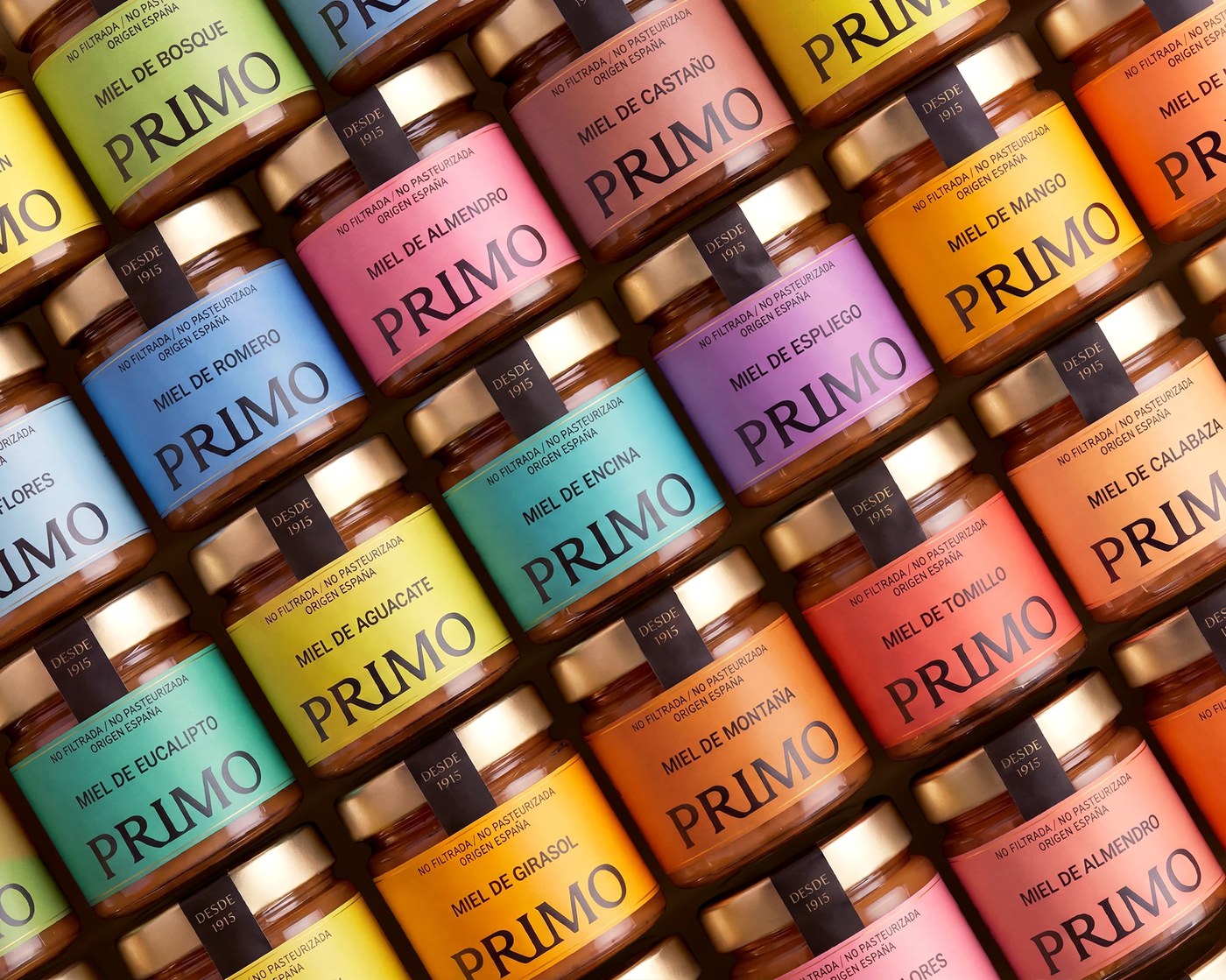 Primo Honey closing detail — packaging design by Brandsummit Studio