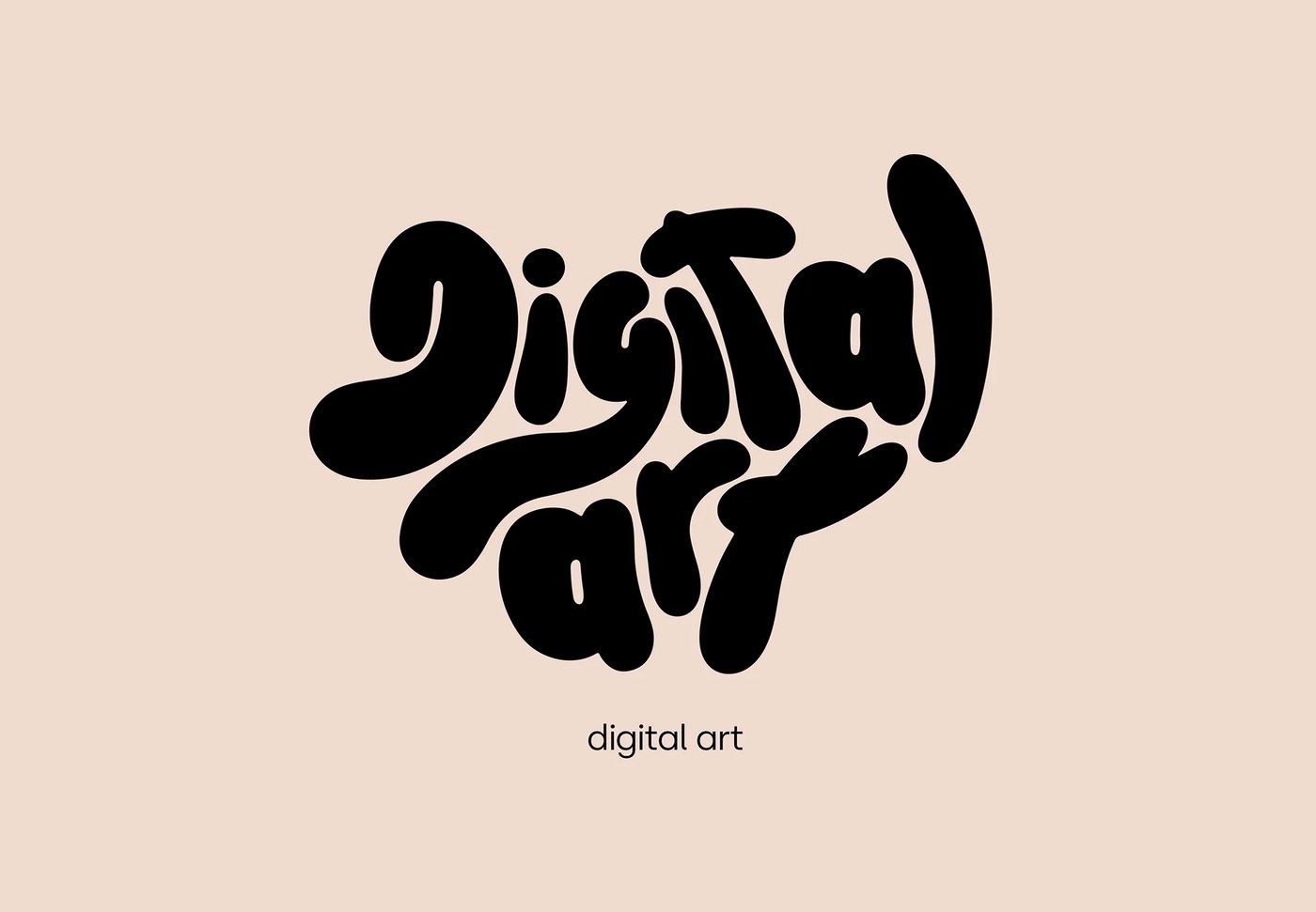 Random commissioned alternate view — display typography design by Laura Normand