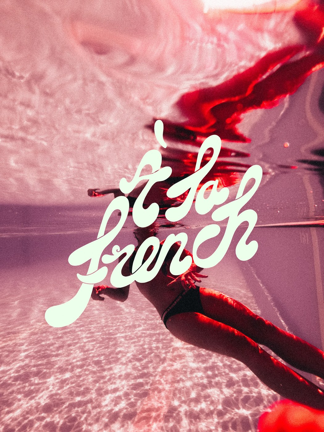 Random commissioned application detail — display typography design by Laura Normand