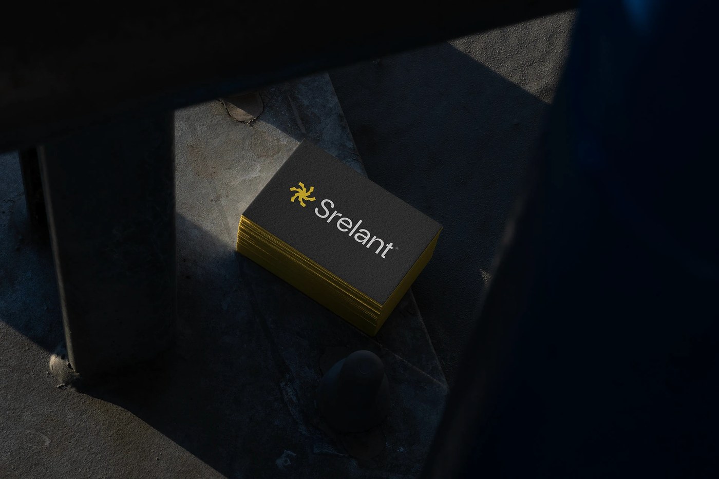 Srelant Logo & Brand Identity closing detail — AI design by Abdullah Samir